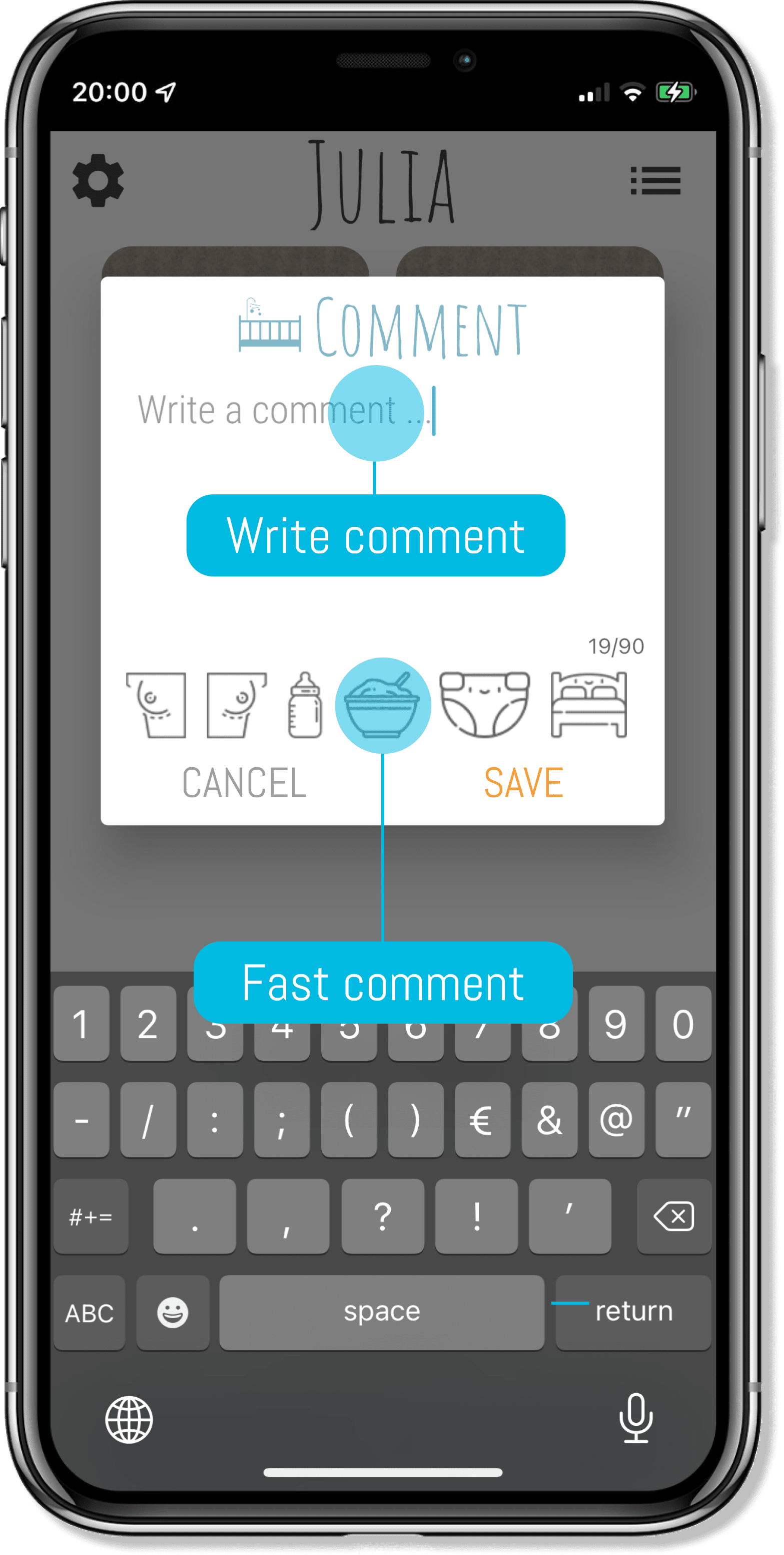 Stylized image of a mobile device.