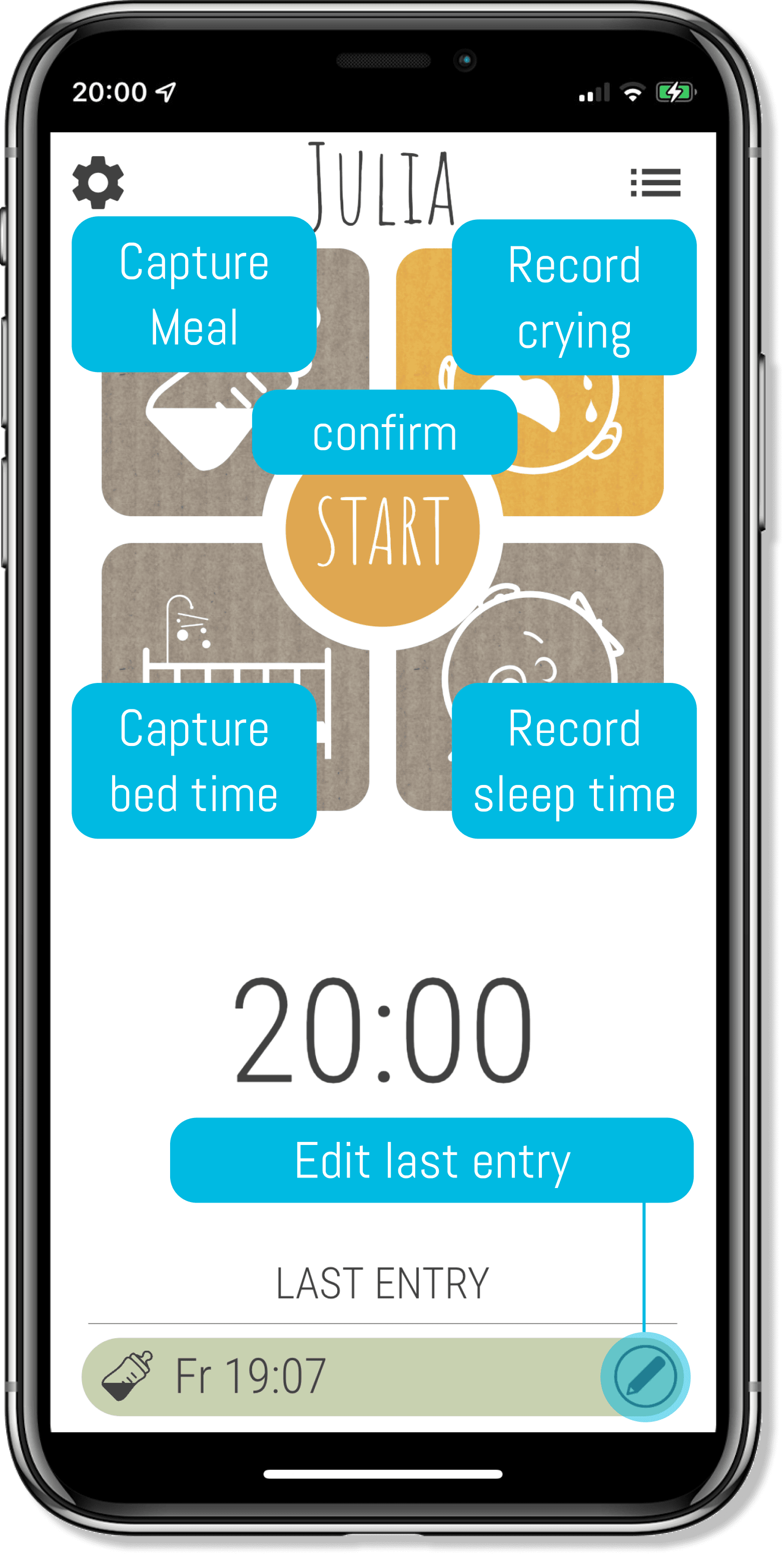 Stylized image of a mobile device.